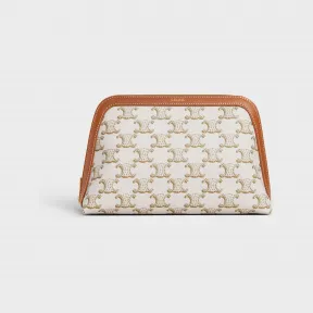 思琳/Celine 女士 中号标志印花牛皮革化妆包 4M1632CZJ.04LU