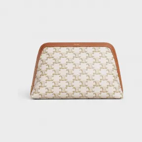 思琳/Celine 女士 大号标志印花牛皮革化妆包 4M1642CZJ.04LU