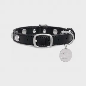 思琳/Celine 女士 小号光滑牛皮革饰钉细狗项圈 4M1953EJ9.04LU