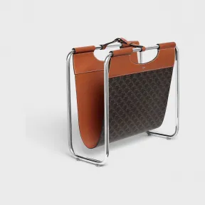 思琳/Celine 标志印花铝制杂志架 4M2412AIY.04LI