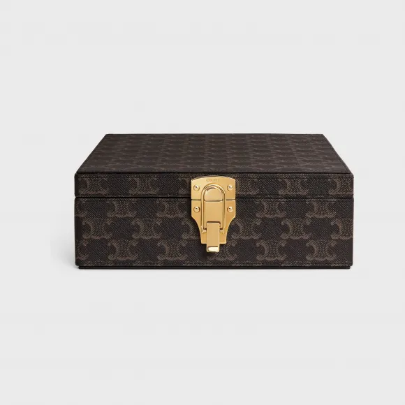 思琳/Celine 小号标志印花牛皮革文具盒 4M2952AHE.04LU