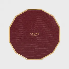 思琳/Celine 精钢和蜥蜴皮革烛杯盖 4M3634AKH.27YY