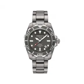 雪铁纳/Certina DS Action Diver 动能系列自动潜水表 43.20 MM 钛金属 自动机械机芯 男表 C013.407.44.081.00