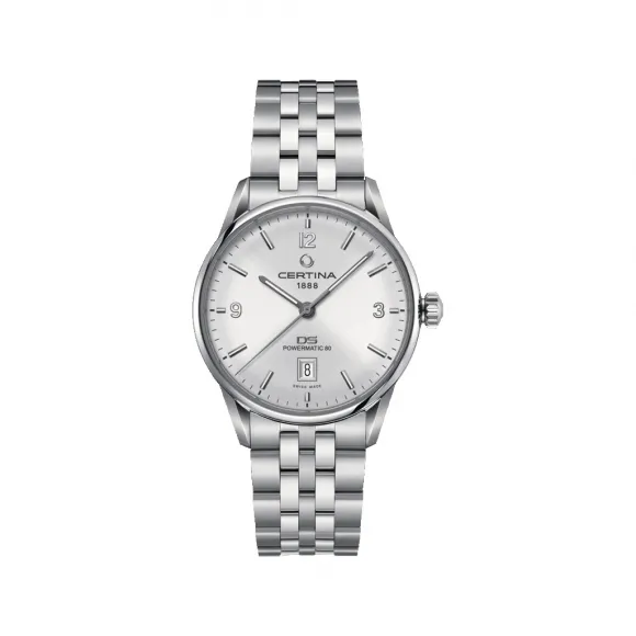 雪铁纳/Certina DS Powermatic 80 劲能80系列 40.00 MM 316L 精钢 自动机械机芯 男表 C026.407.11.037.00