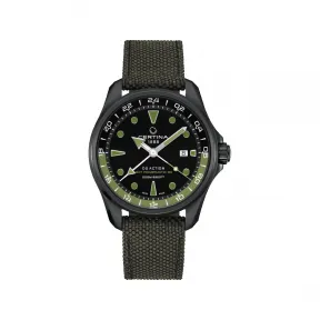 雪铁纳/Certina 动能系列两地时 43.1MM PVD316L精钢 自动机械机芯  C032.429.38.051.00