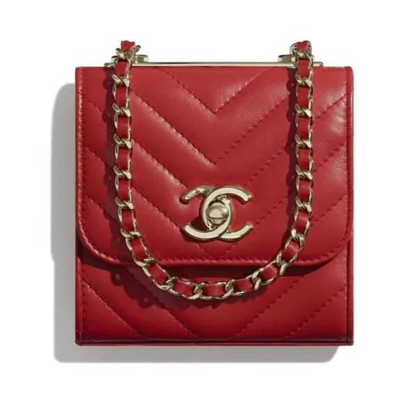 香奈儿/Chanel 红. 链子小包 A81633_Y83366_N4855