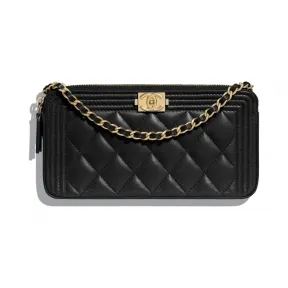 香奈儿/Chanel 黑. BOY CHANEL链条晚宴包 A84069_Y07659_94305