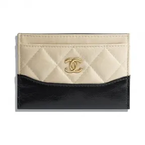 香奈儿/Chanel 米色与黑. 卡套 A84386_Y61477_C0204