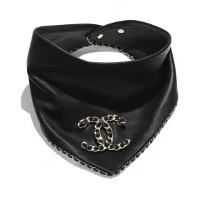 香奈儿/Chanel 黑. 印花头巾 AA1190_Y11927_1E264