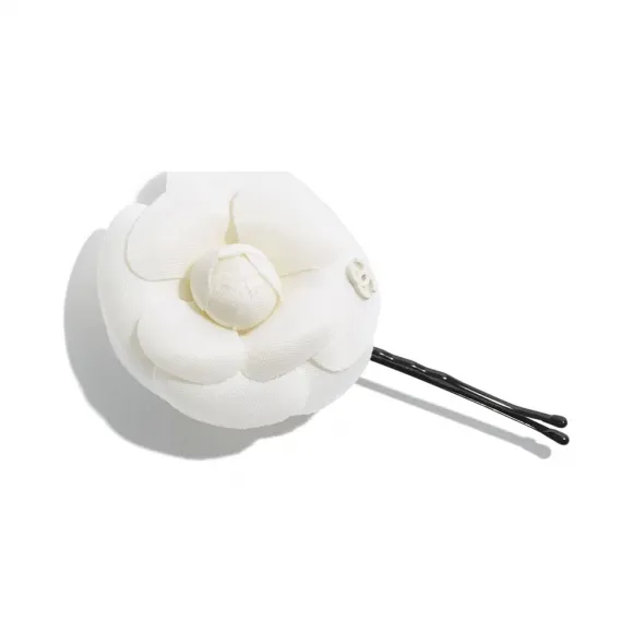 香奈儿/Chanel 发夹  真丝、棉、混合纤维与金属  象牙白 AA7033-B03717-10800