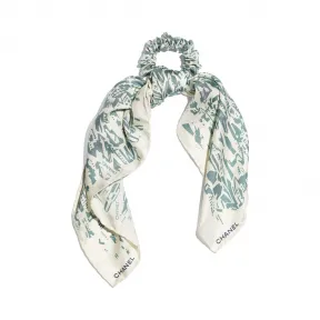 香奈儿/Chanel 发饰  真丝斜纹布  绿与乳白 AA7390-B04923-NB171