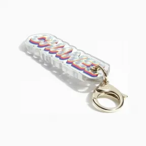 香奈儿/Chanel 钥匙环 - 金属与树脂 金与多色 ABC841B15474NU682