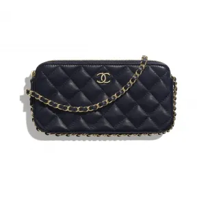香奈儿/Chanel 海军蓝. 链子小包 AP0738_B01129_N4858