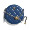 香奈儿/Chanel 链子小包  羊皮革与金色金属  蓝 AP1449-B02916-NA117