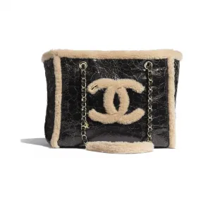 香奈儿/Chanel 黑与米色. 购物包 AS1167_B01613_N4130