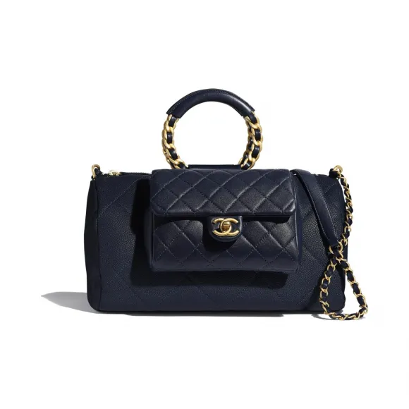 香奈儿/Chanel 海军蓝. 保龄球包 AS1359_B01960_N5336