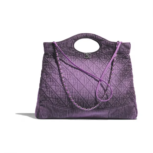 香奈儿/Chanel 紫及黑. 香奈儿31大号购物包 AS1408_B01820_N5578
