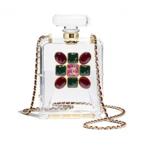 香奈儿/Chanel 晚宴包  名贵树脂、珐琅与金色金属  透明、红与绿 AS2269-B04516-N9649