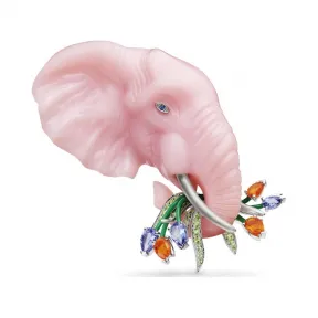 尚美/Chaumet “Tresors d'Afrique” 非域珍藏系列 “狂野生灵”主题胸针 083447