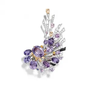 尚美/Chaumet Lueurs d'Orage 凌空圣光 胸针 白金 - 083649