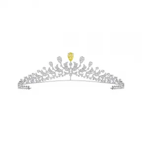 尚美/Chaumet Soir de Fête yellow diamond tiara 白金 - 085381 085381