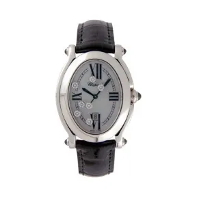 萧邦/Chopard Happy Diamonds系列 石英机芯 不锈钢 女表 278509-3005