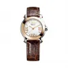 萧邦/Chopard Happy Diamonds系列 石英机芯 18k玫瑰金-精钢 女表 278509-6001