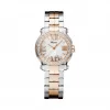 萧邦/Chopard Happy Diamonds系列 石英机芯 18k玫瑰金/精钢镶钻 女表 278509-6005