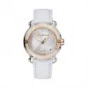 萧邦/Chopard Happy Diamonds系列 石英机芯 精钢/18k玫瑰金镶钻 女表 278551-6003