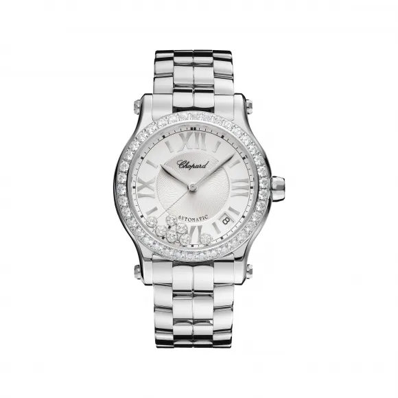 萧邦/Chopard Happy Diamonds系列 自动机械机芯 精钢 女表 278559-3004