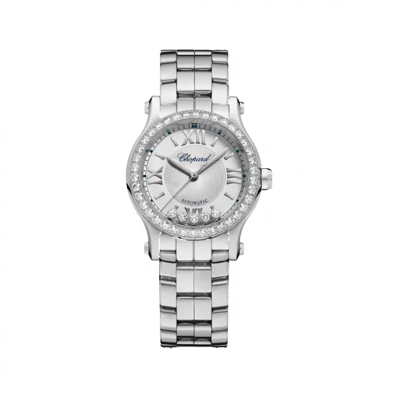 萧邦/Chopard Happy Diamonds系列 自动机械机芯 精钢 女表 278573-3004