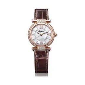 萧邦/Chopard Imperiale系列 自动机械机芯 18K玫瑰镶钻 女表 384239-5003