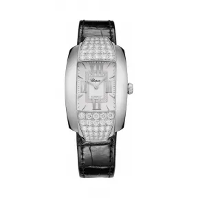 萧邦/Chopard La Strada系列 石英机芯 18K白金镶钻 女表 419399-1001