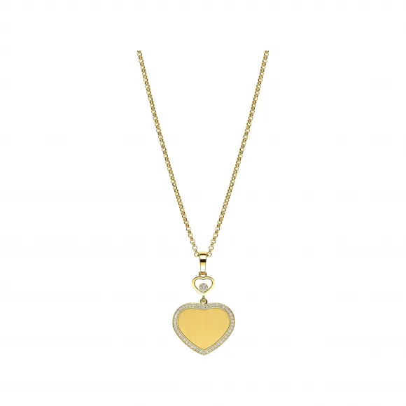 萧邦/Chopard HAPPY HEARTS GOLDEN HEARTS 吊坠黄金钻石 | 79a107-0921