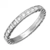 萧邦/Chopard Ice Cube White Gold Diamond Half-Set Ring Size 52 827702-1038
