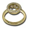 萧邦/Chopard Happy Diamonds Icons Yellow Gold Pave Ring Size 52 82A018-0209