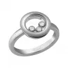 萧邦/Chopard Happy Diamonds Icons White Gold Ring Size 52 82A018-1109