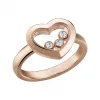 萧邦/Chopard Buy Online Happy Diamonds Rose Gold Diamond Ring 82A611-5112