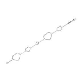 萧邦/Chopard Buy Happy Hearts White Gold Diamond Bracelet 857482-1001