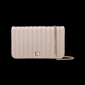 萧邦/Chopard ICE CUBE迷你链包 裸色绗缝小牛皮 | 95000-1062