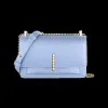 萧邦/Chopard ICE CUBE单肩包 蓝色粒面小牛皮 | 95000-1065