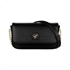 萧邦/Chopard HAPPY SPORT斜挎包 黑色粒面小牛皮 | 95000-1121