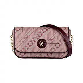 萧邦/Chopard HAPPY SPORT斜挎包 波尔多红帆布 | 95000-1125