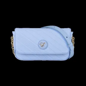萧邦/Chopard HAPPY SPORT斜挎包 淡蓝色牛仔布 | 95000-1127