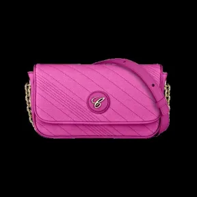 萧邦/Chopard HAPPY SPORT斜挎包 紫红色牛仔布 | 95000-1128