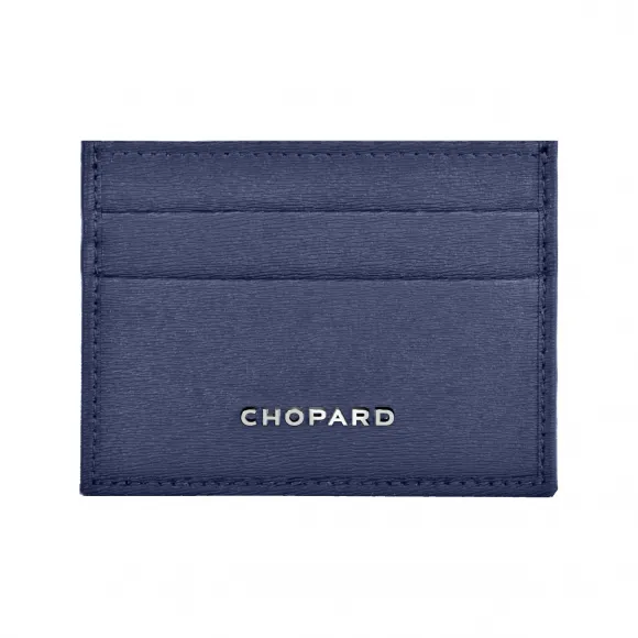 萧邦/Chopard 小号卡片夹 蓝色粒面小牛皮 | 95012-0359