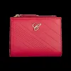 萧邦/Chopard HAPPY SPORT中号钱包 红色绗缝小牛皮 | 95015-0542