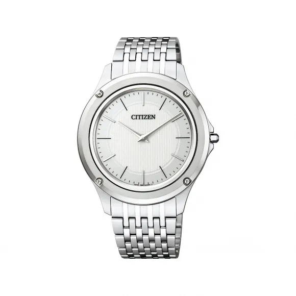 西铁城/Citizen 39MM 不锈钢/金属陶瓷   光动能 男表 AR5000-68A