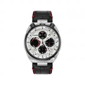 西铁城/Citizen Promaster Tsuno Chrono Racer系列 45 MM 两色不锈钢离子镀表圈 太阳能 男表 AV0071-03A