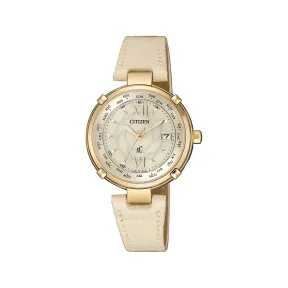 西铁城/Citizen 31 MM 舒博™钛镀金色 光动能 女表 EC1042-00P